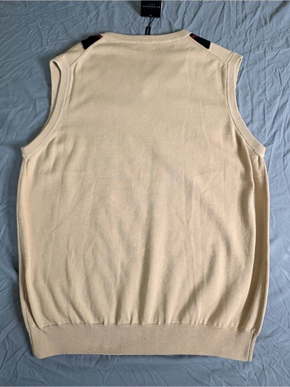 Burberry Golf V-Neck Argyle Sweater Vest - Picture 10 of 10